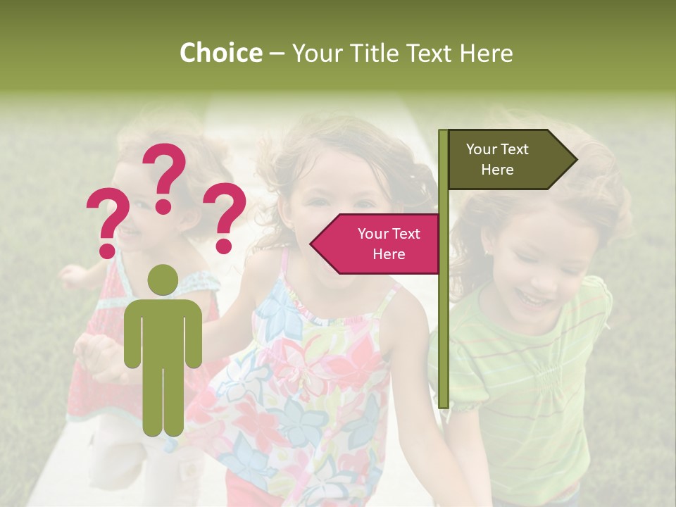 Person Forest Run PowerPoint Template