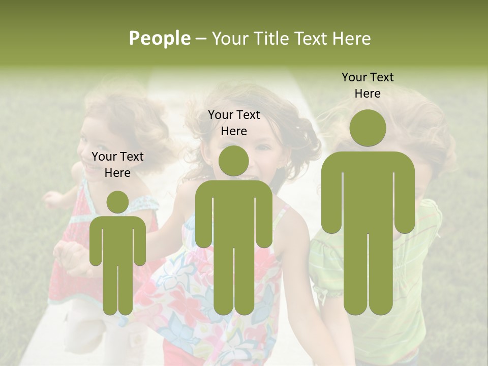 Person Forest Run PowerPoint Template