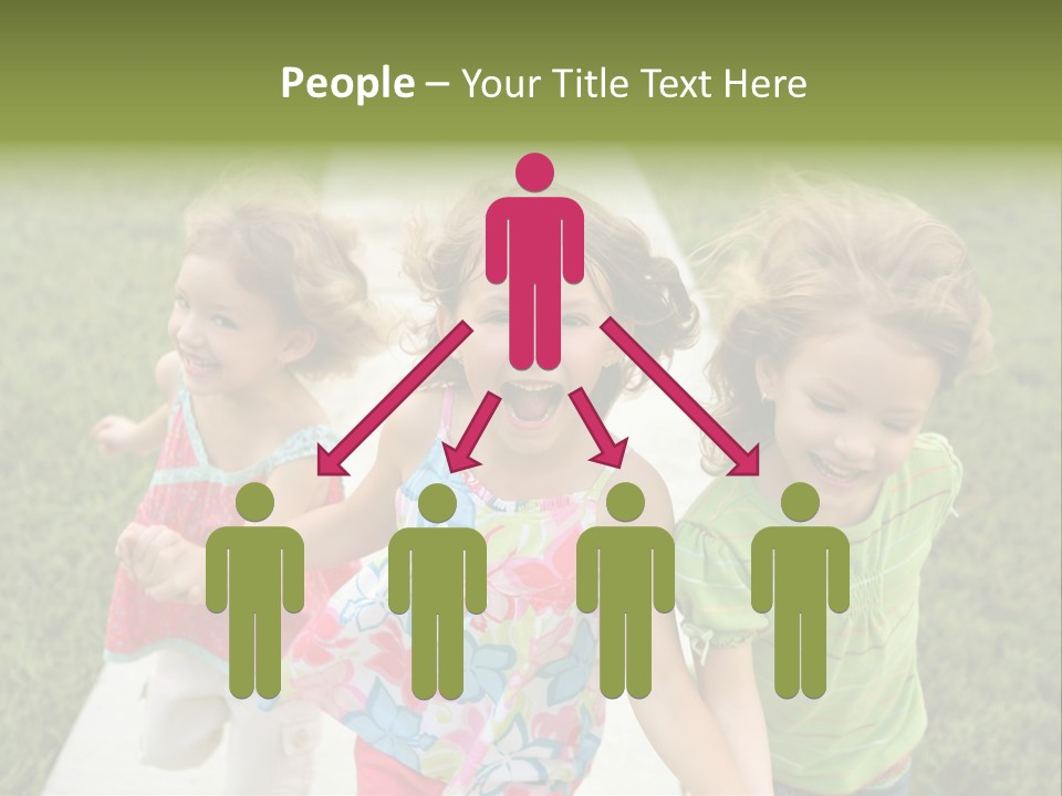 Person Forest Run PowerPoint Template