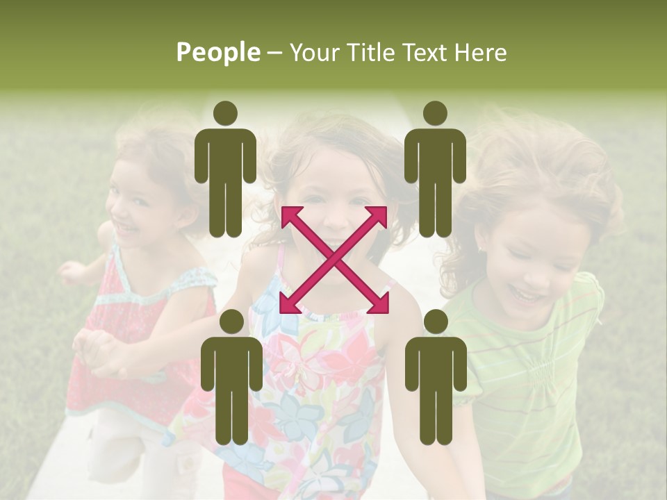 Person Forest Run PowerPoint Template