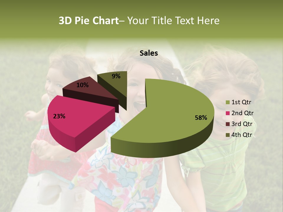Person Forest Run PowerPoint Template