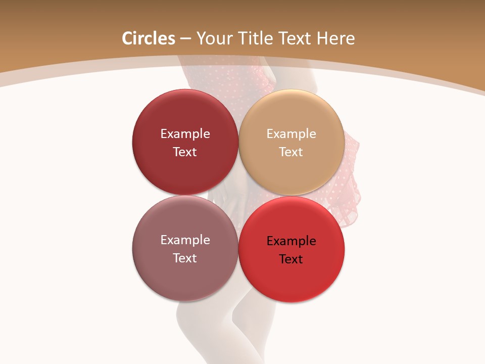 Beauty Cheerful Nylons PowerPoint Template