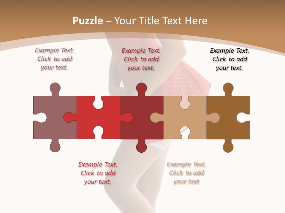 Beauty Cheerful Nylons PowerPoint Template