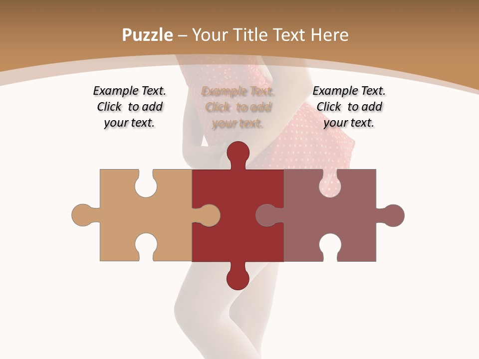 Beauty Cheerful Nylons PowerPoint Template