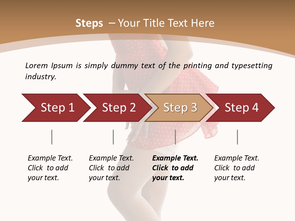 Beauty Cheerful Nylons PowerPoint Template