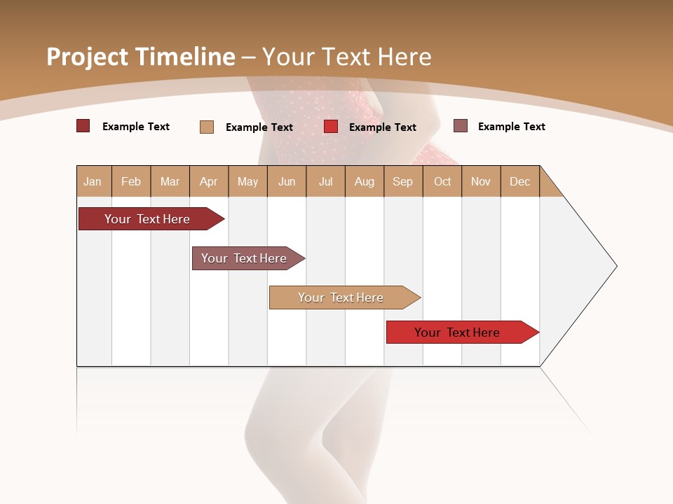 Beauty Cheerful Nylons PowerPoint Template