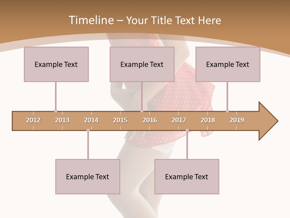 Beauty Cheerful Nylons PowerPoint Template