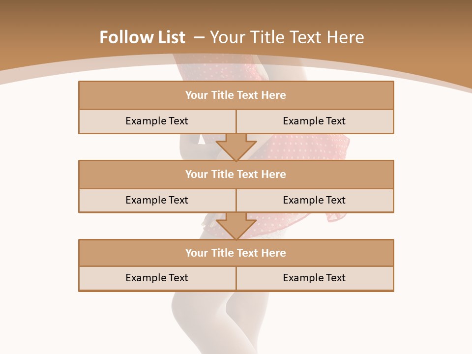 Beauty Cheerful Nylons PowerPoint Template