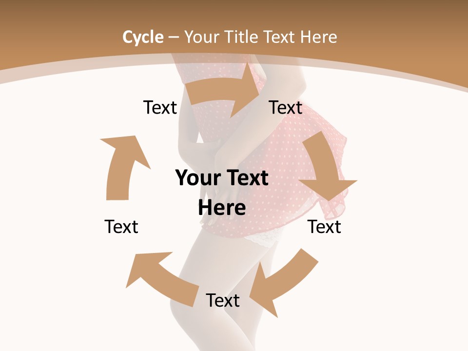 Beauty Cheerful Nylons PowerPoint Template