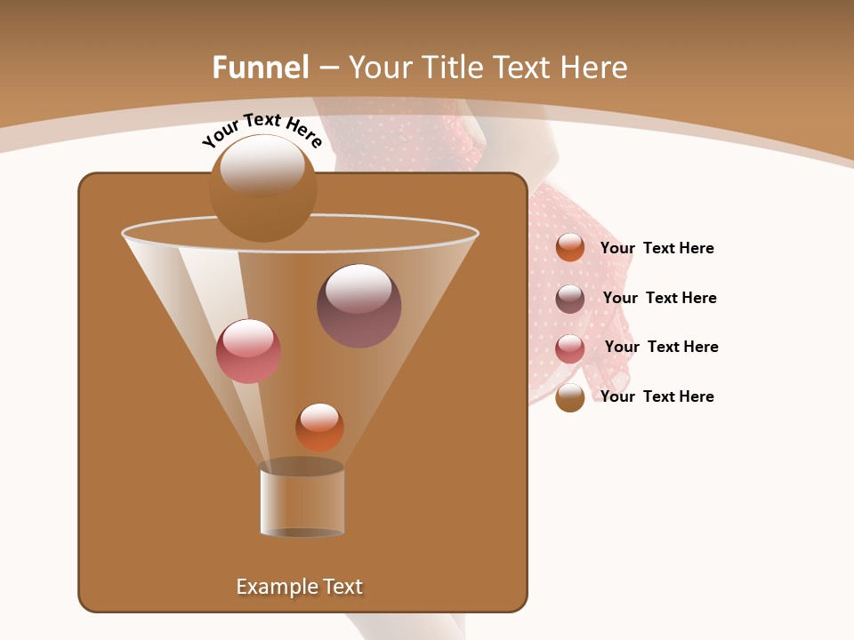 Beauty Cheerful Nylons PowerPoint Template