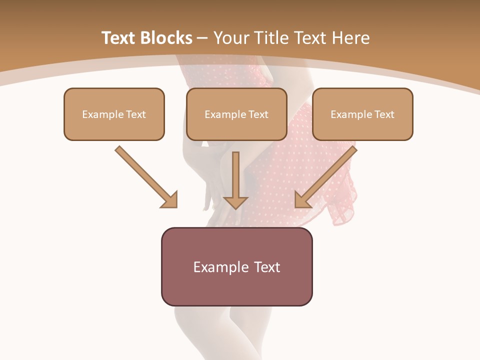 Beauty Cheerful Nylons PowerPoint Template