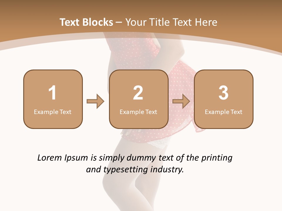 Beauty Cheerful Nylons PowerPoint Template