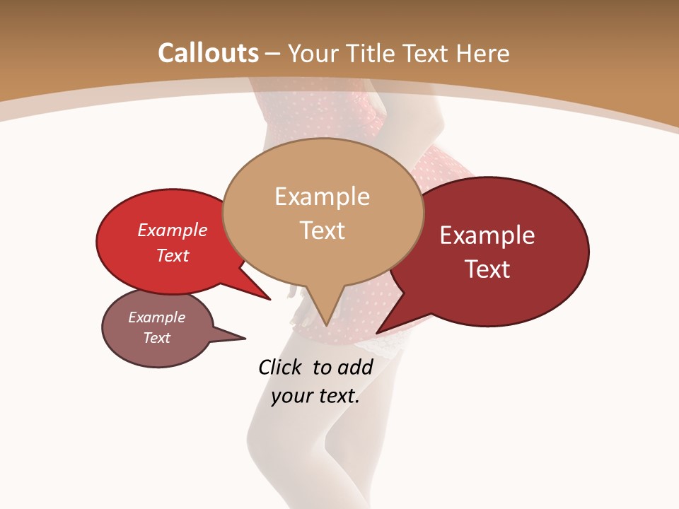 Beauty Cheerful Nylons PowerPoint Template