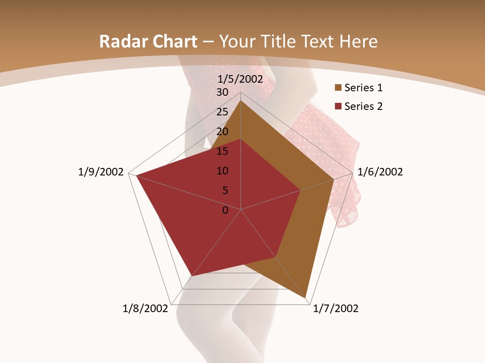 Beauty Cheerful Nylons PowerPoint Template