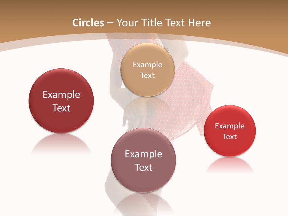 Beauty Cheerful Nylons PowerPoint Template