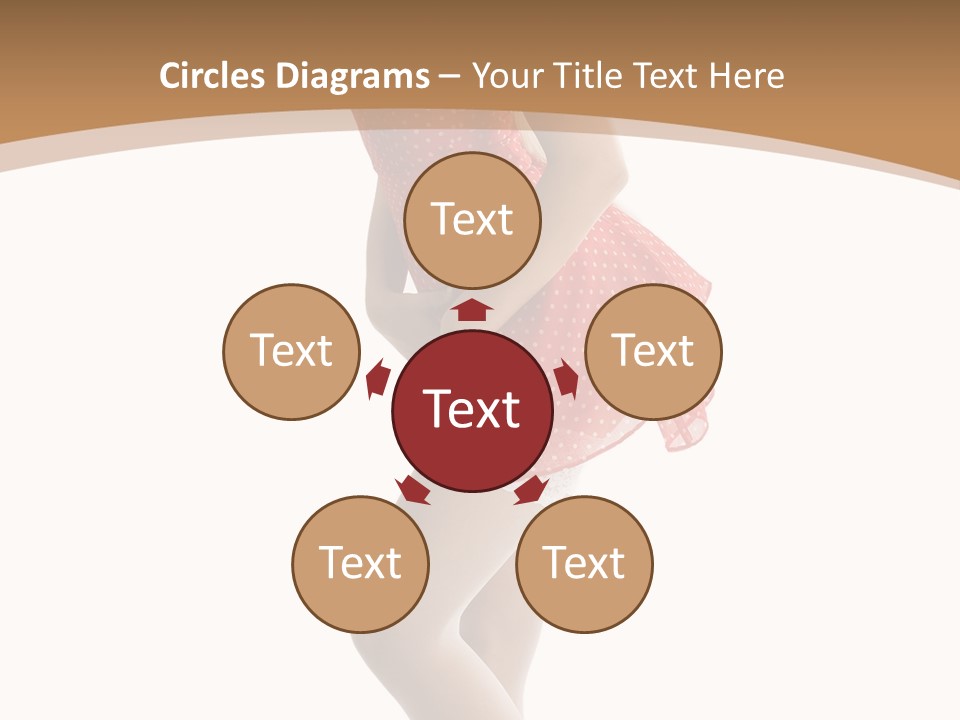 Beauty Cheerful Nylons PowerPoint Template