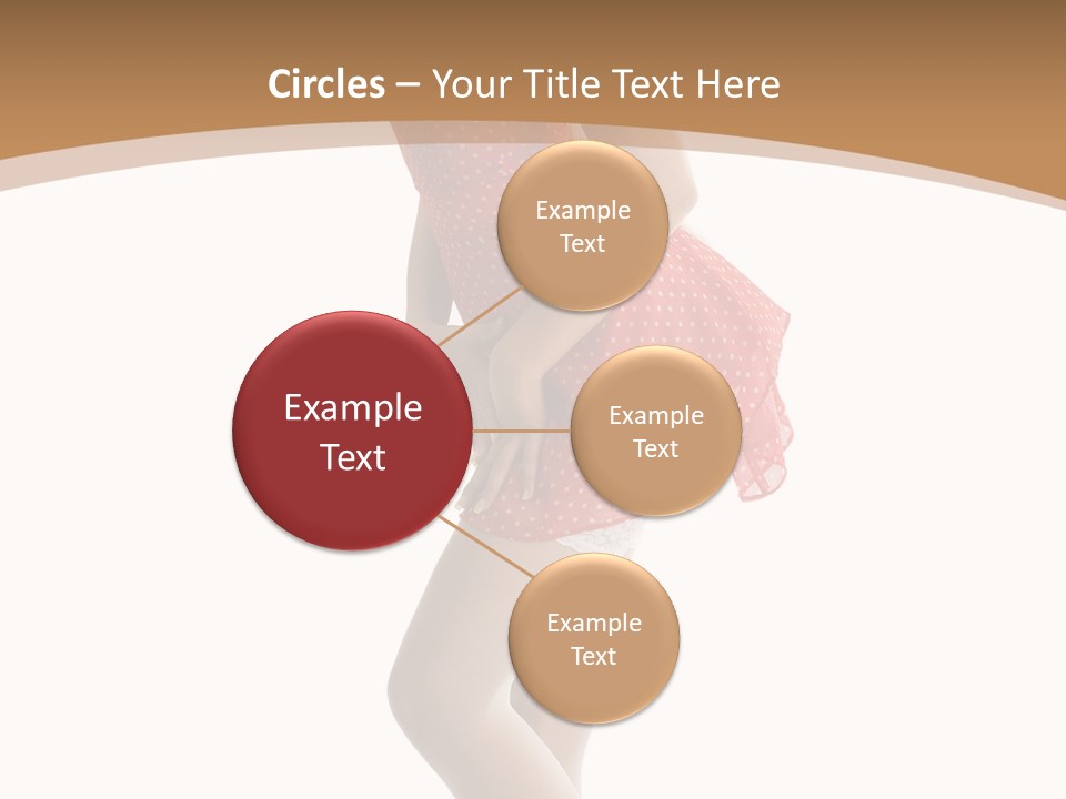 Beauty Cheerful Nylons PowerPoint Template