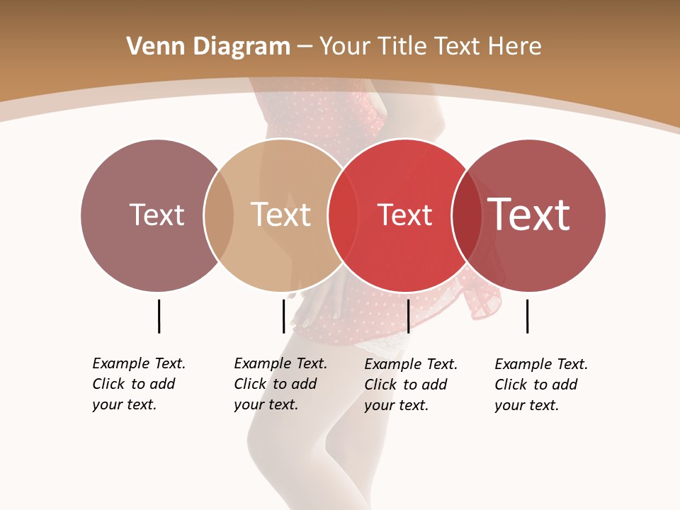 Beauty Cheerful Nylons PowerPoint Template