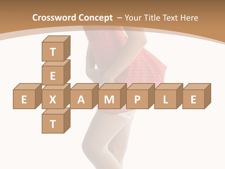 Beauty Cheerful Nylons PowerPoint Template