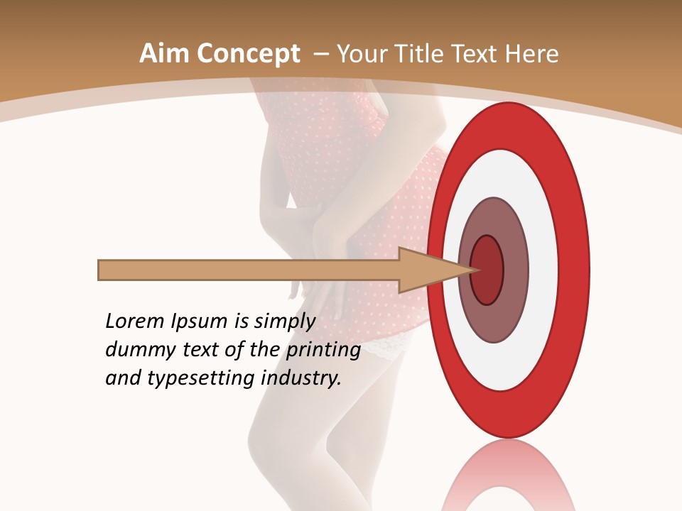 Beauty Cheerful Nylons PowerPoint Template