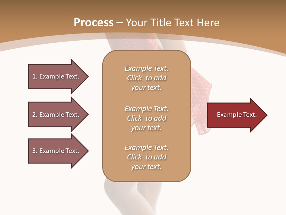 Beauty Cheerful Nylons PowerPoint Template
