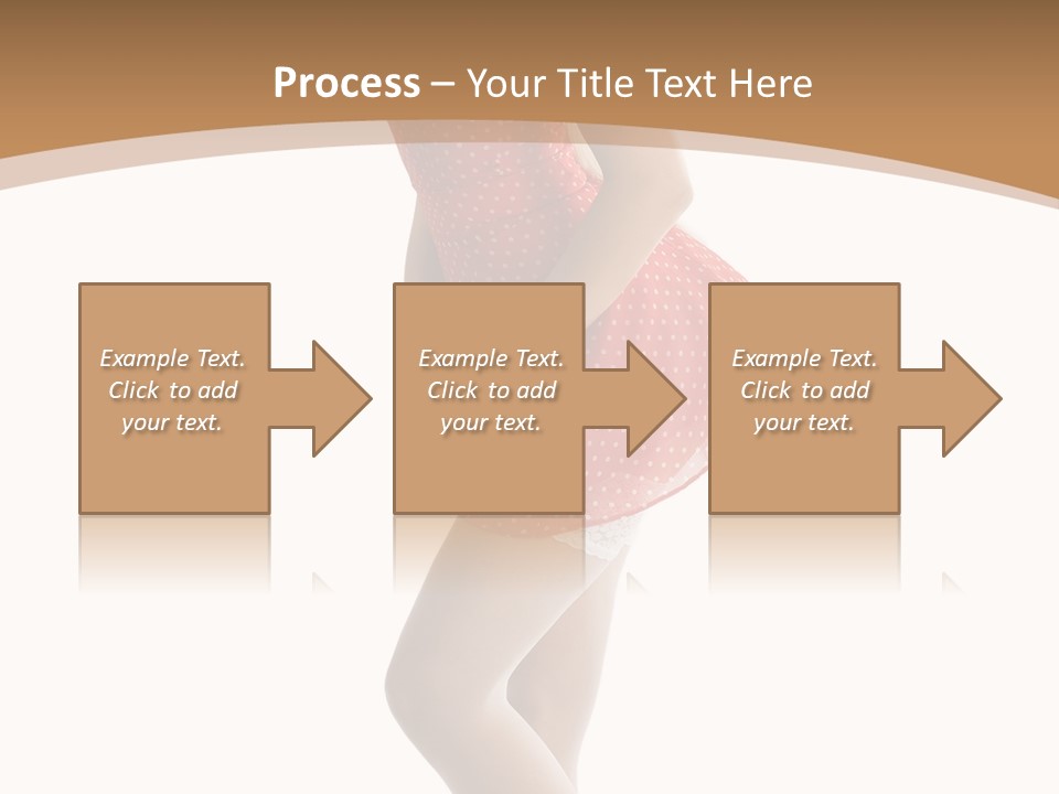 Beauty Cheerful Nylons PowerPoint Template