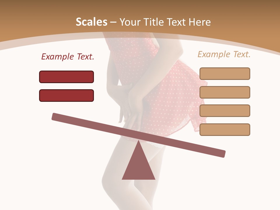 Beauty Cheerful Nylons PowerPoint Template