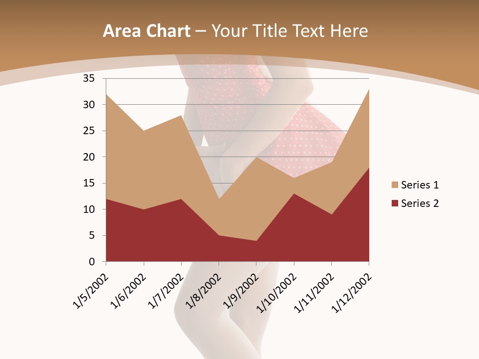 Beauty Cheerful Nylons PowerPoint Template