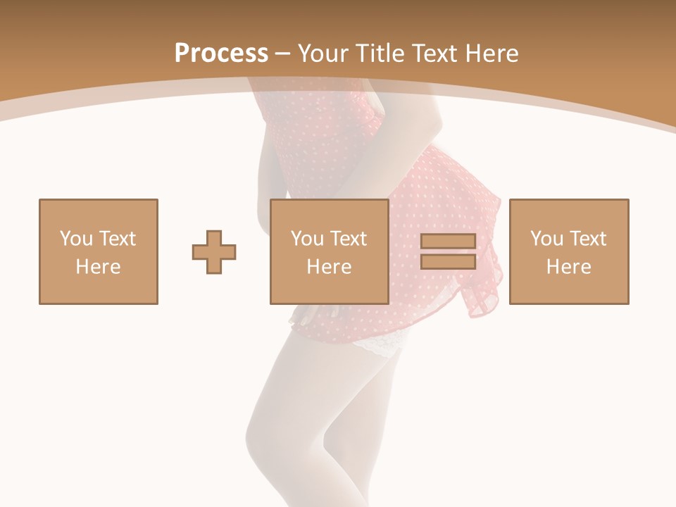 Beauty Cheerful Nylons PowerPoint Template