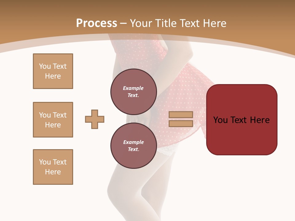 Beauty Cheerful Nylons PowerPoint Template