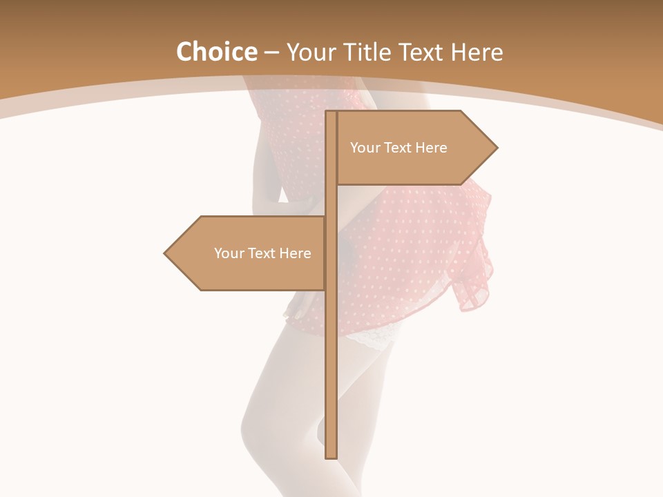 Beauty Cheerful Nylons PowerPoint Template