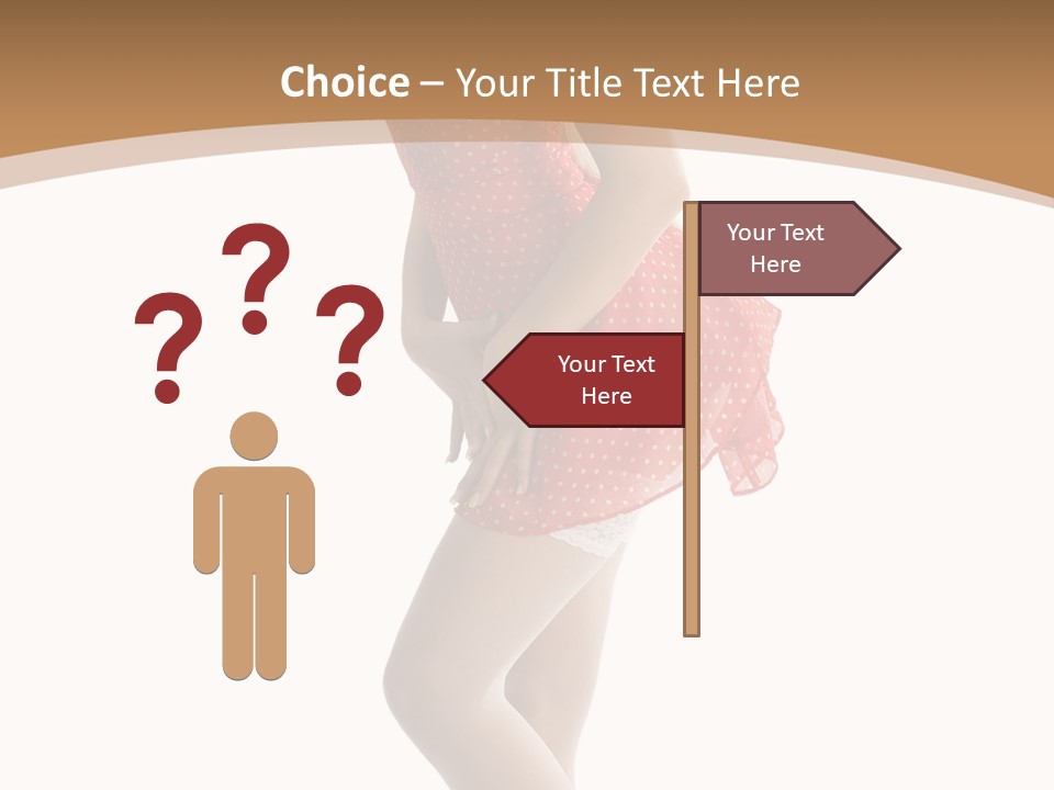 Beauty Cheerful Nylons PowerPoint Template