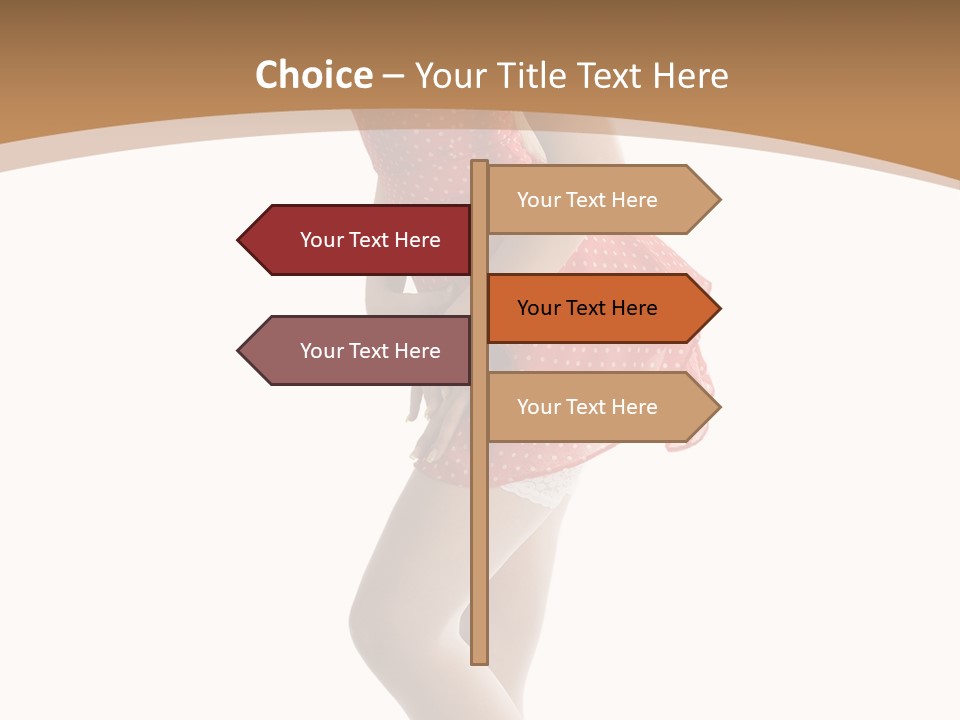 Beauty Cheerful Nylons PowerPoint Template