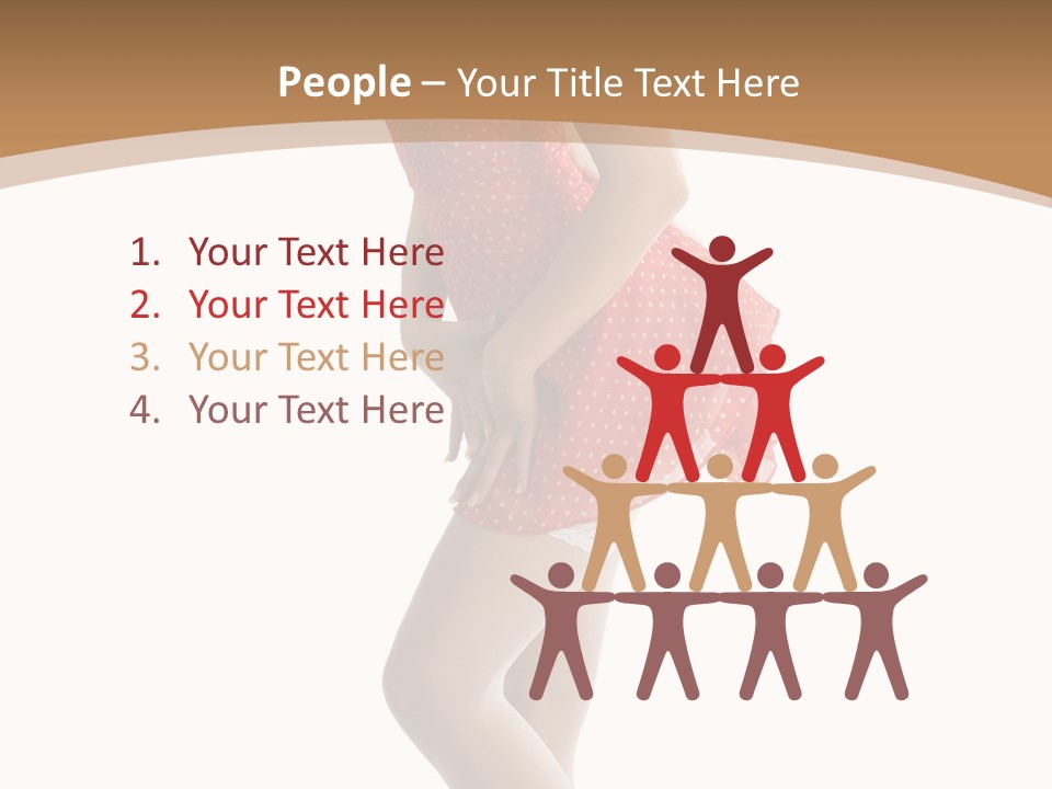 Beauty Cheerful Nylons PowerPoint Template