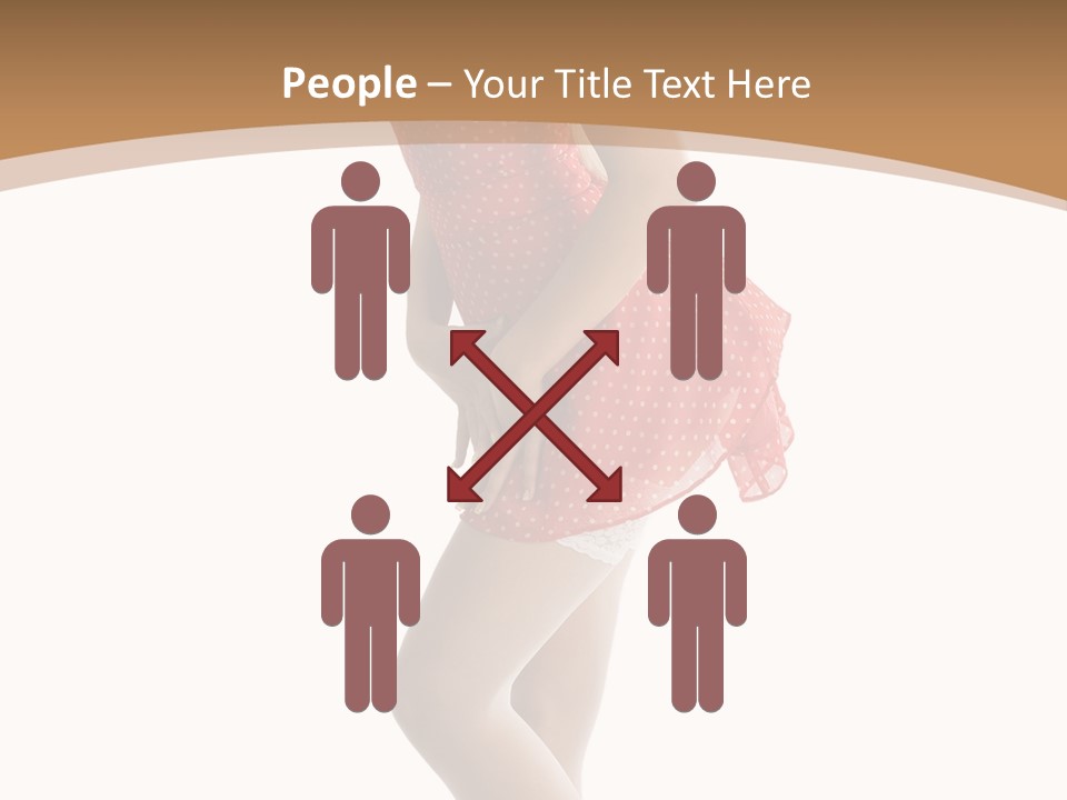 Beauty Cheerful Nylons PowerPoint Template