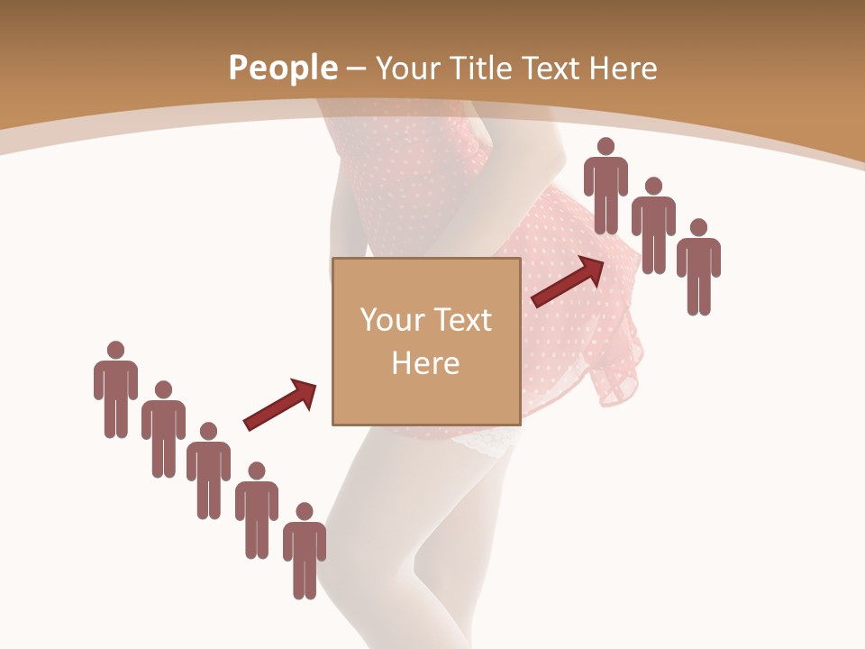 Beauty Cheerful Nylons PowerPoint Template