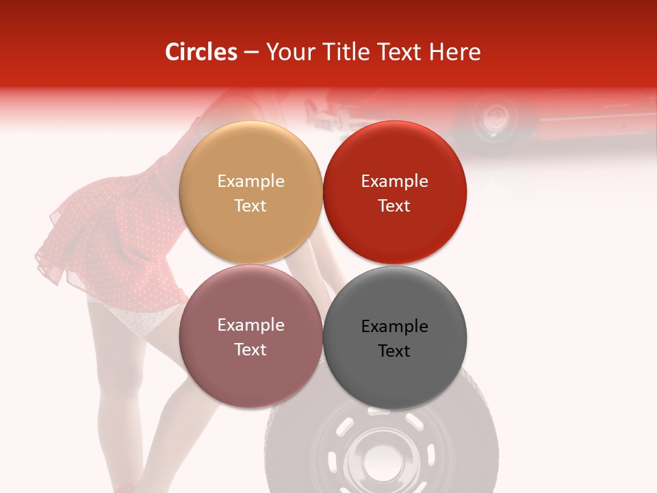 Posing Long Slim PowerPoint Template