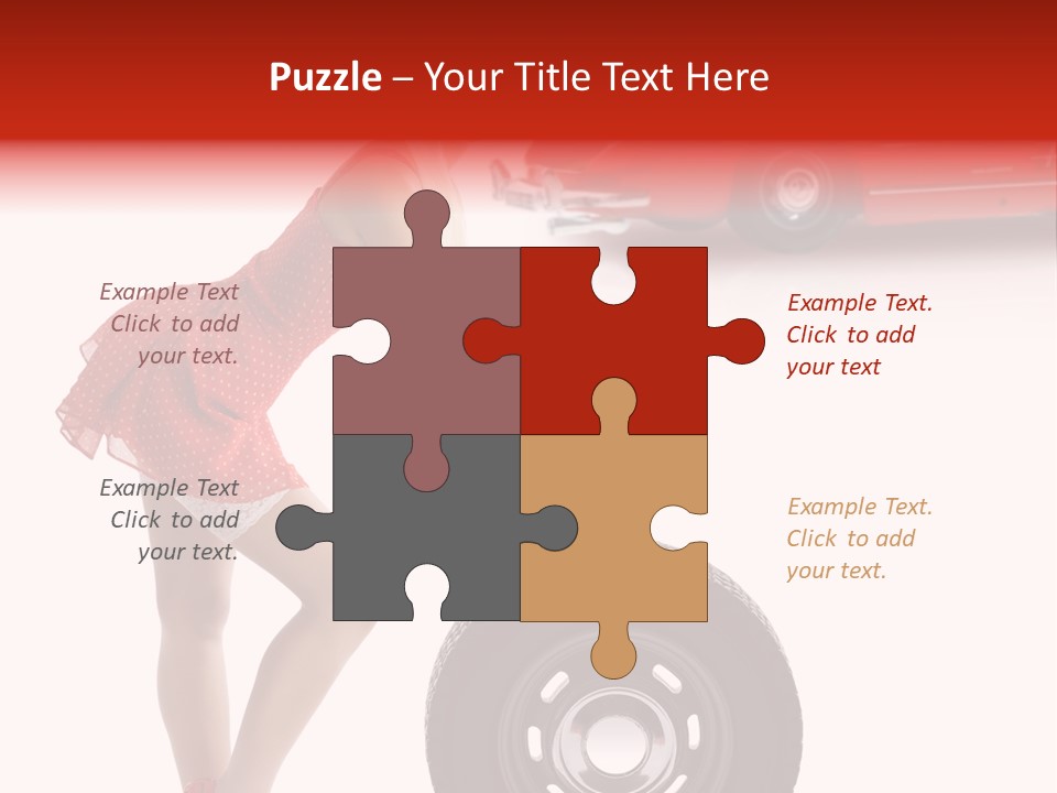 Posing Long Slim PowerPoint Template