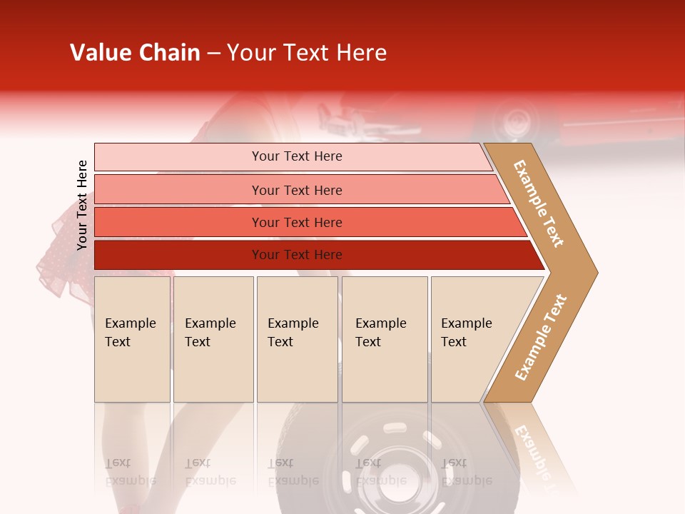 Posing Long Slim PowerPoint Template