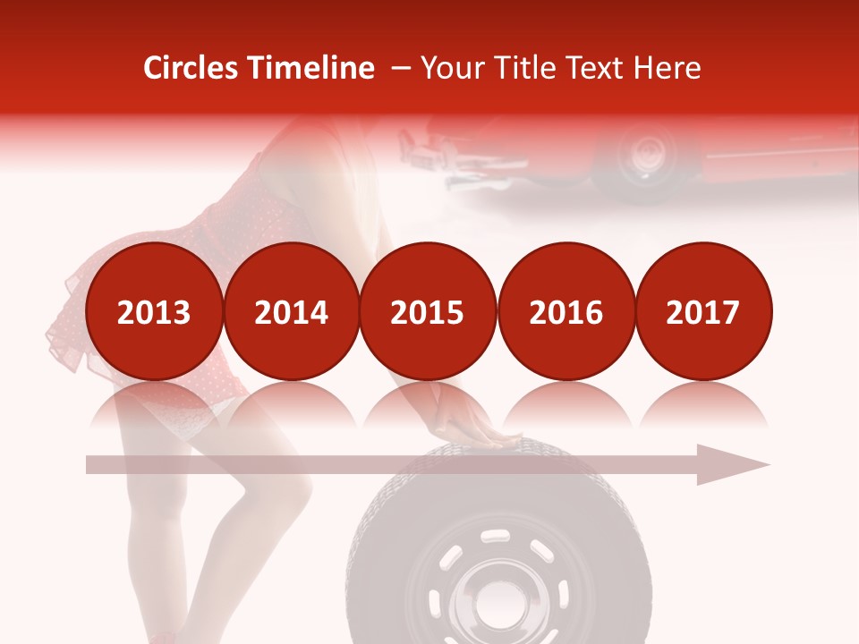 Posing Long Slim PowerPoint Template