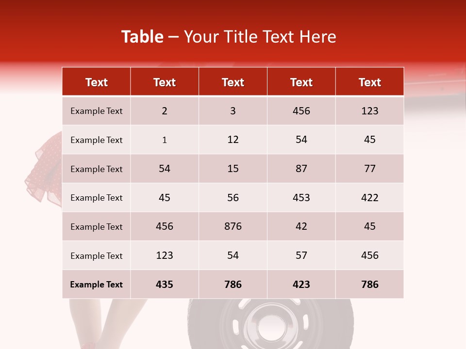 Posing Long Slim PowerPoint Template