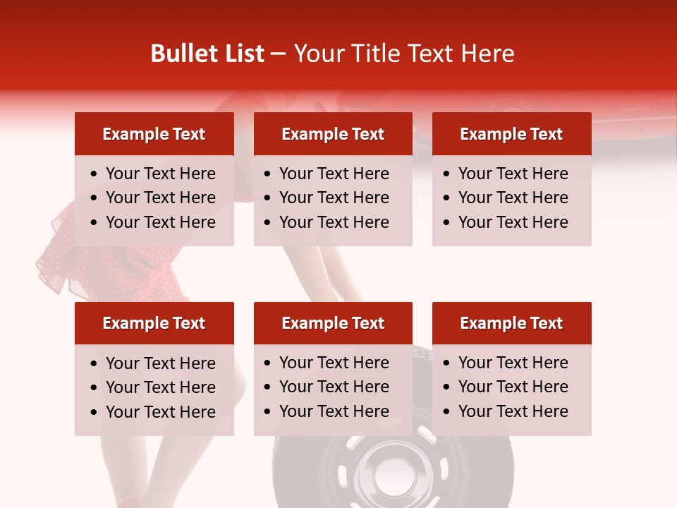 Posing Long Slim PowerPoint Template