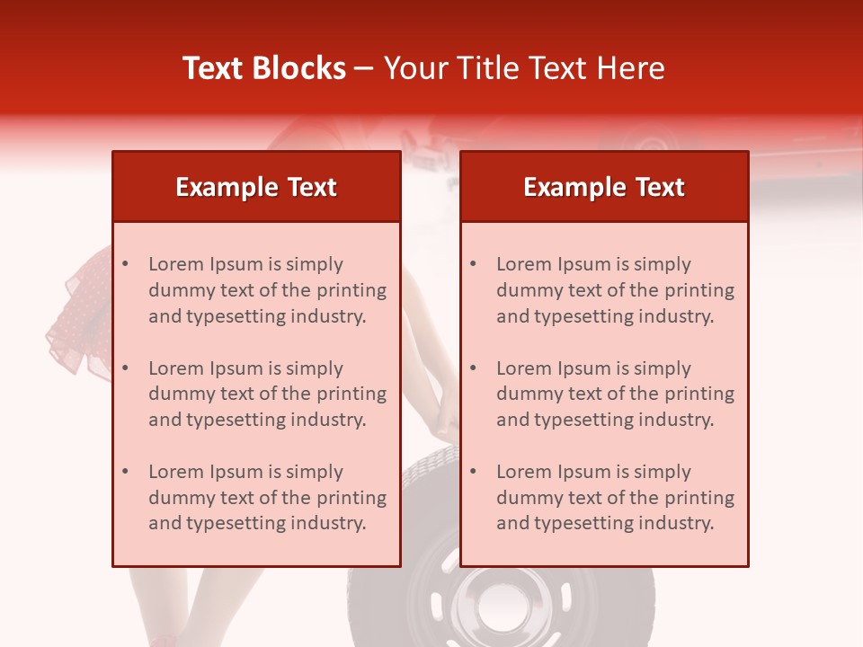 Posing Long Slim PowerPoint Template
