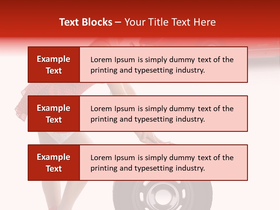 Posing Long Slim PowerPoint Template