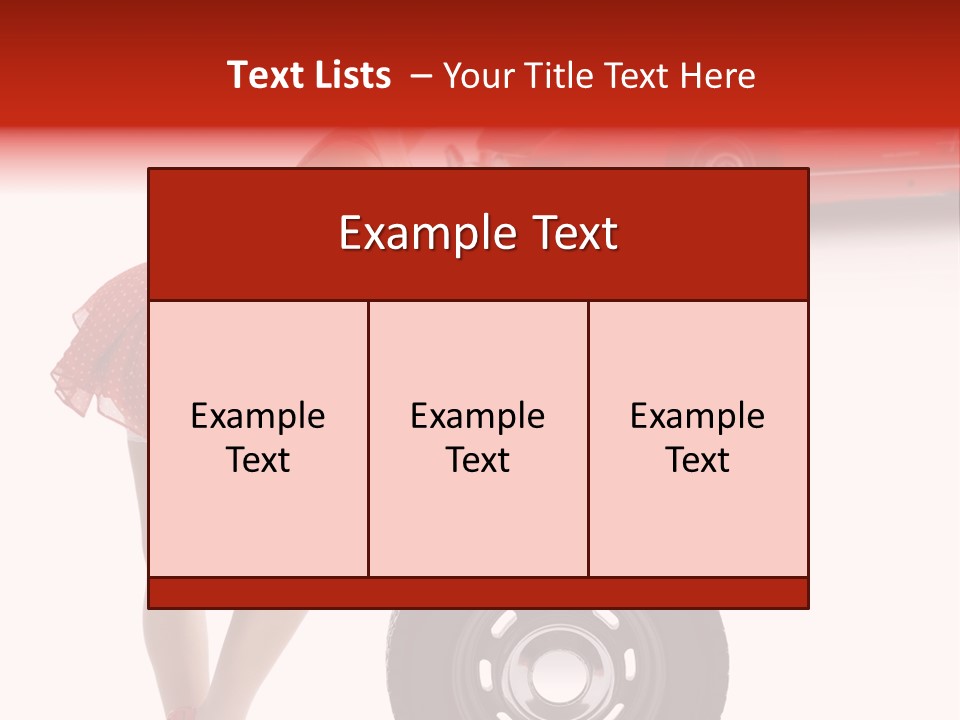 Posing Long Slim PowerPoint Template