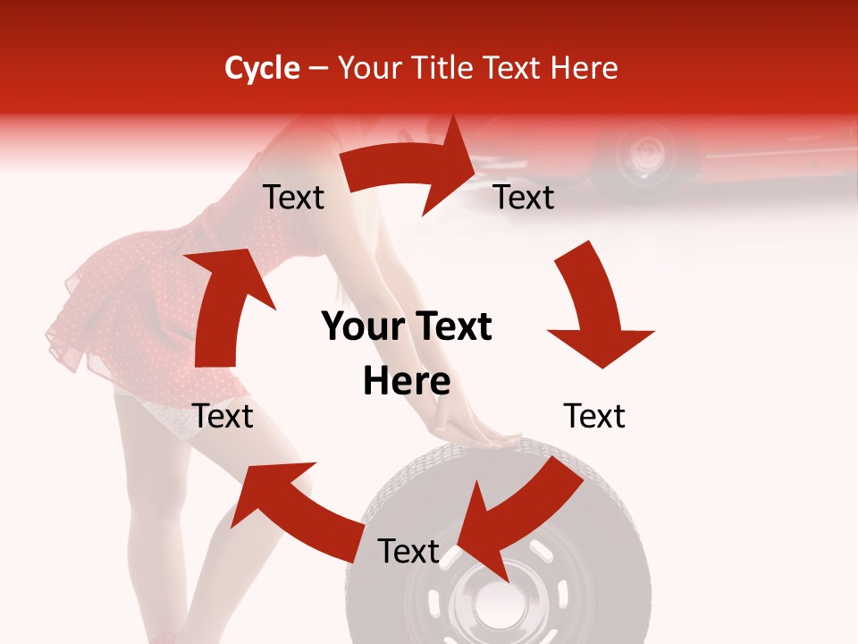 Posing Long Slim PowerPoint Template