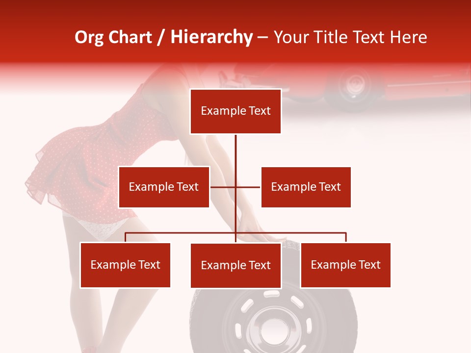 Posing Long Slim PowerPoint Template