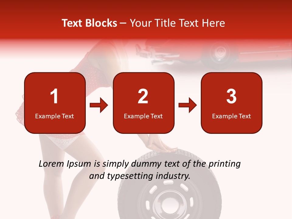 Posing Long Slim PowerPoint Template