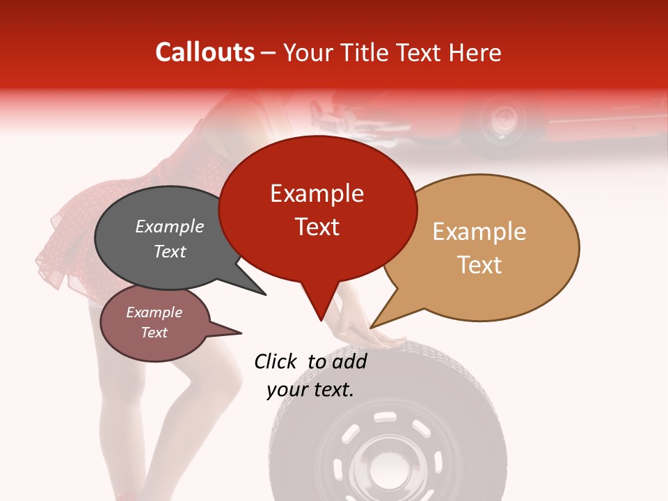 Posing Long Slim PowerPoint Template