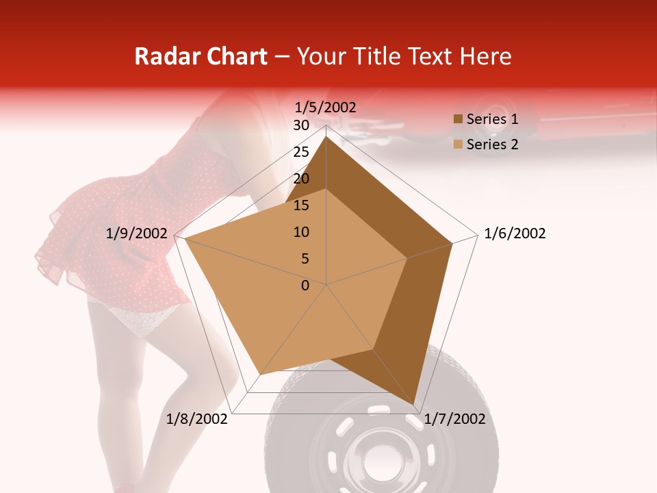 Posing Long Slim PowerPoint Template